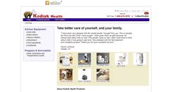 Desktop Screenshot of kodiakhealth.com